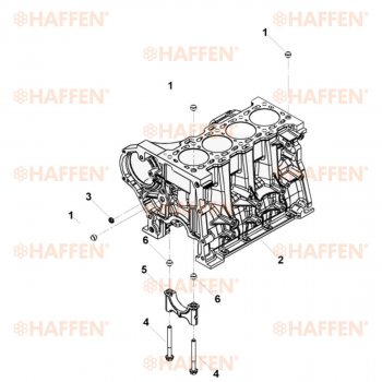 89 499 р. Блок цилиндров ISF 2.8 HAFFEN ГАЗ Соболь 2217 Бизнес автобус 2-ой рестайлинг автобус (2010-2025)  с доставкой в г. Новочеркасск. Увеличить фотографию 11