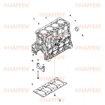 92 999 р. Блок цилиндров ISF 3.8 (Евро 4) HAFFEN МАЗ 4370 Зубренок (1999-2015)  с доставкой в г. Новочеркасск. Увеличить фотографию 6