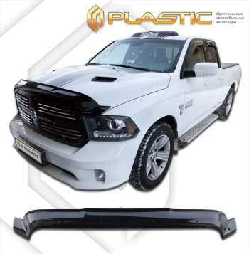 Дефлектор капота (Quad Cab) CA-Plastic Exclusive Dodge (Додж) Ram (Рам)  DJ, DS (2008-2012) DJ, DS