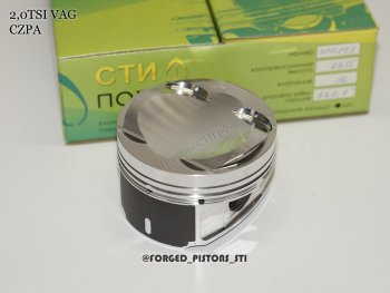 20 999 р. Поршни (VolksWagen 2,0 CZPA под палец 23/51мм кольца 1,2/1,5/2,0) СТИ Skoda Kodiaq NU7 дорестайлинг (2017-2021) (диаметр поршня: 82.5 мм)  с доставкой в г. Новочеркасск. Увеличить фотографию 2