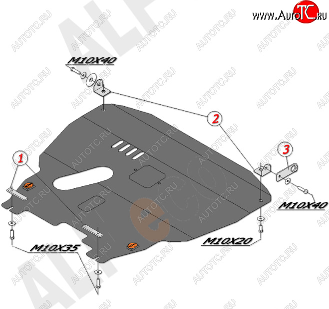 16 599 р. Защита картера двигателя и КПП Alfeco  Chevrolet Aveo  T200 (2002-2008) хэтчбек 5 дв, седан (Алюминий 4 мм)  с доставкой в г. Новочеркасск