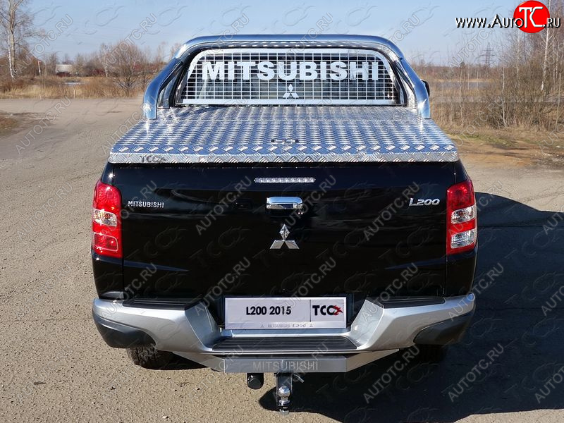 73 399 р. Крышка багажника (алюминий) TCC  Mitsubishi L200  5 KK,KL (2018-2022) рестайлинг  с доставкой в г. Новочеркасск