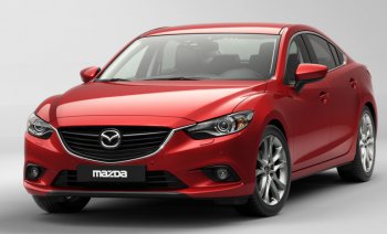 12 649 р. Капот BodyParts Mazda 6 GJ дорестайлинг седан (2012-2015) (Неокрашенный)  с доставкой в г. Новочеркасск. Увеличить фотографию 1