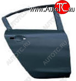 10 649 р. Правая дверь задняя BodyParts  Mazda 3/Axela  BL (2009-2013) дорестайлинг седан, рестайлинг седан (Неокрашенная)  с доставкой в г. Новочеркасск