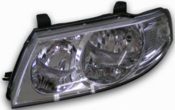 6 249 р. Левая фара передняя (без корректора) BodyParts Nissan Almera Classic седан B10 (2006-2013)  с доставкой в г. Новочеркасск. Увеличить фотографию 1