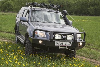 54 999 р. Бампер силовой передний РИФ Ford Ranger рестайлинг (2003-2007) (с доп. фарами и защитной дугой)  с доставкой в г. Новочеркасск. Увеличить фотографию 4