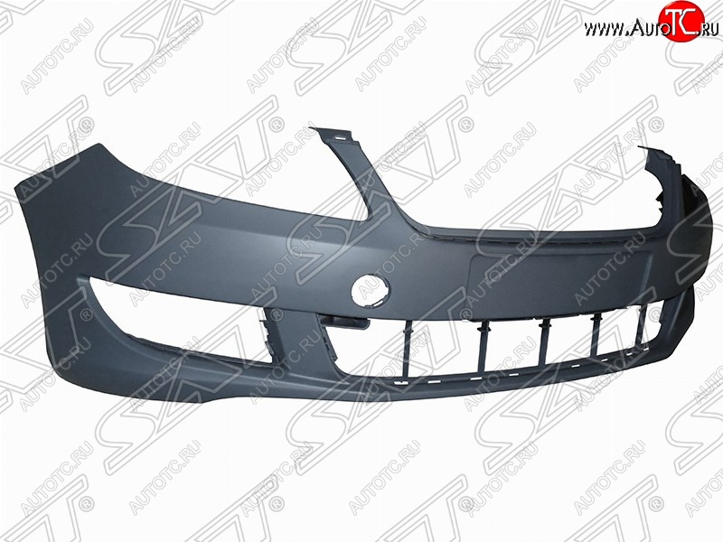 6 599 р. Передний бампер SAT  Skoda Fabia  Mk2 (2010-2014) хэтчбэк рестайлинг (Неокрашенный)  с доставкой в г. Новочеркасск