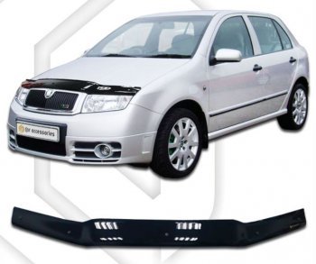 Дефлектор капота CA-Plastiс Skoda Fabia Mk1 седан рестайлинг (2004-2008)