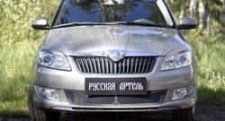 1 999 р. Защитная сетка решетки переднего бампера РА Skoda Fabia Mk2 универсал рестайлинг (2010-2014)  с доставкой в г. Новочеркасск. Увеличить фотографию 2