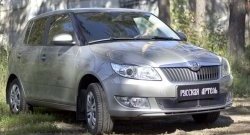 1 999 р. Защитная сетка решетки переднего бампера РА Skoda Fabia Mk2 универсал рестайлинг (2010-2014)  с доставкой в г. Новочеркасск. Увеличить фотографию 3