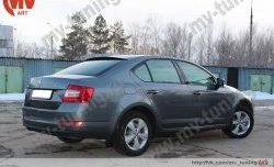 4 649 р. Козырёк на заднее стекло RS Skoda Octavia A7 дорестайлинг лифтбэк (2012-2017) (Неокрашенный)  с доставкой в г. Новочеркасск. Увеличить фотографию 4