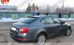 4 649 р. Козырёк на заднее стекло RS Skoda Octavia A7 дорестайлинг лифтбэк (2012-2017) (Неокрашенный)  с доставкой в г. Новочеркасск. Увеличить фотографию 6