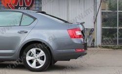 5 849 р. Спойлер RS Skoda Octavia A7 рестайлинг лифтбэк (2016-2020) (Неокрашенный)  с доставкой в г. Новочеркасск. Увеличить фотографию 6