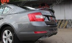 5 849 р. Спойлер RS  Skoda Octavia  A7 (2012-2020) дорестайлинг лифтбэк, рестайлинг лифтбэк (Неокрашенный)  с доставкой в г. Новочеркасск. Увеличить фотографию 7