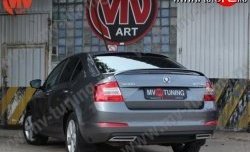 5 849 р. Спойлер RS  Skoda Octavia  A7 (2012-2020) дорестайлинг лифтбэк, рестайлинг лифтбэк (Неокрашенный)  с доставкой в г. Новочеркасск. Увеличить фотографию 2