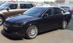 3 949 р. Накладка на передний бампер CT v3 Skoda Octavia A5 рестайлинг универсал (2008-2013) (Неокрашенная)  с доставкой в г. Новочеркасск. Увеличить фотографию 4