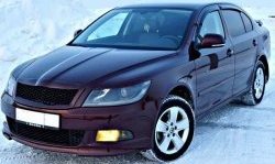 3 949 р. Накладка на передний бампер CT v3 Skoda Octavia A5 рестайлинг универсал (2008-2013) (Неокрашенная)  с доставкой в г. Новочеркасск. Увеличить фотографию 6