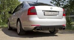 2 899 р. Диффузор заднего бампера RA Skoda Octavia A5 рестайлинг универсал (2008-2013) (Поверхность шагрень)  с доставкой в г. Новочеркасск. Увеличить фотографию 2