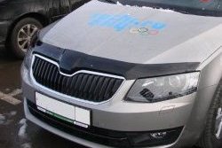 2 499 р. Дефлектор капота NovLine  Skoda Octavia  A7 (2012-2017) дорестайлинг лифтбэк, дорестайлинг универсал  с доставкой в г. Новочеркасск. Увеличить фотографию 1