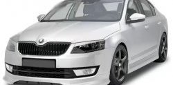 5 999 р. Накладка на передний бампер CT Skoda Octavia A7 дорестайлинг универсал (2012-2017) (Неокрашенная)  с доставкой в г. Новочеркасск. Увеличить фотографию 1