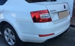 6 199 р. Накладка на задний бампер Rieger Style  Skoda Octavia  A7 (2012-2017) дорестайлинг лифтбэк, дорестайлинг универсал (Неокрашенная)  с доставкой в г. Новочеркасск. Увеличить фотографию 7