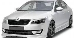 5 999 р. Пороги накладки CT Skoda Octavia A7 дорестайлинг универсал (2012-2017) (Неокрашенные)  с доставкой в г. Новочеркасск. Увеличить фотографию 2