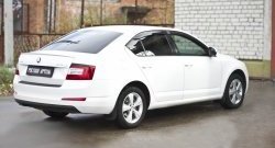 899 р. Реснички на фонари RA  Skoda Octavia  A7 (2012-2020) дорестайлинг лифтбэк, рестайлинг лифтбэк (Неокрашенные)  с доставкой в г. Новочеркасск. Увеличить фотографию 2