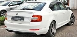 2 949 р. Лип спойлер CT  Skoda Octavia  A7 (2012-2020) дорестайлинг лифтбэк, рестайлинг лифтбэк (Неокрашенный)  с доставкой в г. Новочеркасск. Увеличить фотографию 2