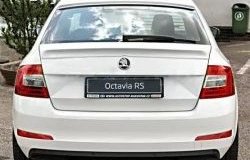 2 949 р. Лип спойлер CT Skoda Octavia A7 дорестайлинг лифтбэк (2012-2017) (Неокрашенный)  с доставкой в г. Новочеркасск. Увеличить фотографию 1