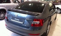 2 649 р. Спойлер LitCompany  Skoda Octavia  A7 (2012-2020) дорестайлинг лифтбэк, рестайлинг лифтбэк (Неокрашенный)  с доставкой в г. Новочеркасск. Увеличить фотографию 9