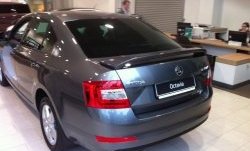 2 649 р. Спойлер LitCompany  Skoda Octavia  A7 (2012-2020) дорестайлинг лифтбэк, рестайлинг лифтбэк (Неокрашенный)  с доставкой в г. Новочеркасск. Увеличить фотографию 10