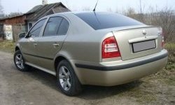 2 999 р. Лип спойлер Сабля Skoda Octavia Tour A4 1U2 лифтбэк рестайлинг (2000-2010) (Неокрашенный)  с доставкой в г. Новочеркасск. Увеличить фотографию 1