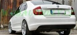 6 249 р. Пороги накладки CT Skoda Rapid NH3 дорестайлинг лифтбэк (2012-2017) (Неокрашенные)  с доставкой в г. Новочеркасск. Увеличить фотографию 5