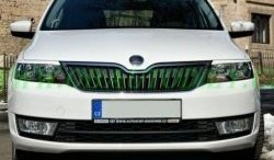 Реснички на фары CT Skoda Rapid NH3 дорестайлинг лифтбэк (2012-2017)