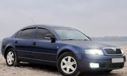 1 649 р. Реснички на фары CT  Skoda Superb  седан (2001-2006) 3U дорестайлинг (Неокрашенные)  с доставкой в г. Новочеркасск. Увеличить фотографию 3