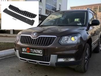 2 999 р. Заглушка воздухозаборника бампера (нижняя, OUTDOOR) MV-Tuning  Skoda Yeti (2013-2018) (Текстурная поверхность)  с доставкой в г. Новочеркасск. Увеличить фотографию 2