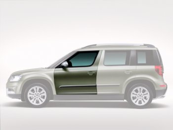 59 999 р. Левая дверь передняя VAG Skoda Yeti (2013-2018) (Неокрашенная)  с доставкой в г. Новочеркасск. Увеличить фотографию 1