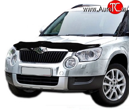 4 599 р. Дефлектор капота NovLine Skoda Yeti (2009-2013)  с доставкой в г. Новочеркасск