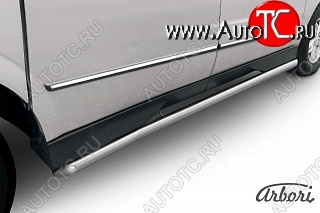 12 059 р. Защита порогов Arbori SSANGYONG Actyon Sport (2012-2024)  с доставкой в г. Новочеркасск