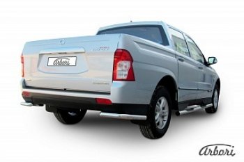 Защита заднего бампера Arbori SSANGYONG Actyon Sport (2012-2024)