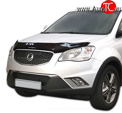 2 879 р. Дефлектор капота NovLine SSANGYONG Actyon дорестайлинг (2010-2013)  с доставкой в г. Новочеркасск