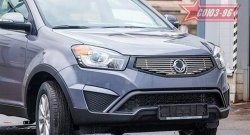 Декоративные элементы решетки радиатора Souz-96 (d10) SSANGYONG Actyon рестайлинг (2013-2021)