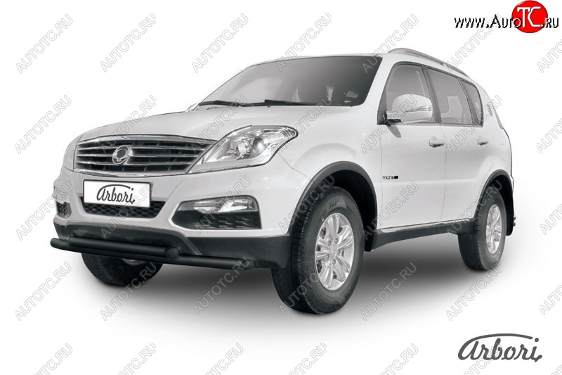 7 469 р. Обвес переднего бампера Arbori SSANGYONG Rexton Y290 (2012-2017)  с доставкой в г. Новочеркасск