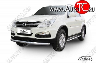 12 689 р. Обвес переднего бампера Arbori SSANGYONG Rexton Y290 (2012-2017)  с доставкой в г. Новочеркасск