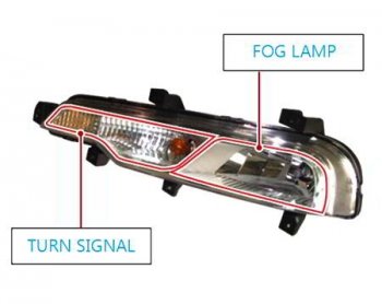 8 299 р. Левая противотуманная фара SSANGYONG SSANGYONG Rexton Y290 (2012-2017)  с доставкой в г. Новочеркасск. Увеличить фотографию 6