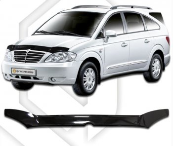 Дефлектор капота CA-Plastic SSANGYONG (Ссан) Rodius (Родиус)  1 (2004-2013) 1