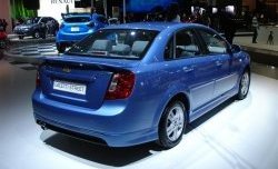 7 899 р. Пороги накладки Street Edition Chevrolet Lacetti седан (2002-2013) (Неокрашенные)  с доставкой в г. Новочеркасск. Увеличить фотографию 2