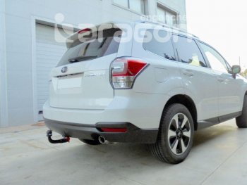 9 599 р. Фаркоп Aragon.(шар V)  Subaru Forester  SJ (2012-2019) дорестайлинг, рестайлинг  с доставкой в г. Новочеркасск. Увеличить фотографию 2