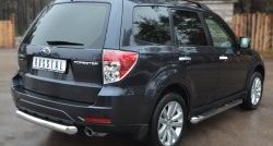 15 399 р. Одинарная защита заднего бампера из трубы диаметром 76 мм Russtal Subaru Forester SH (2008-2013)  с доставкой в г. Новочеркасск. Увеличить фотографию 4