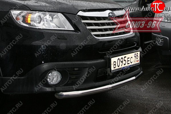 11 069 р. Защита переднего бампера одинарная Souz-96 (d60) Subaru Tribeca (2008-2014)  с доставкой в г. Новочеркасск